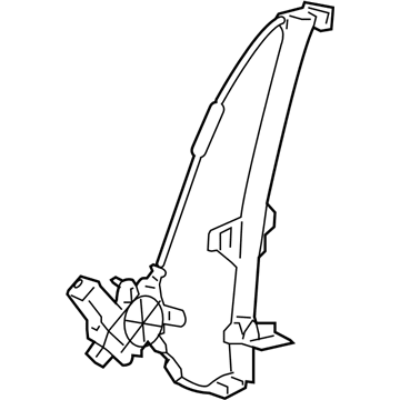 Acura 72210-SJA-A01 Regulator Assembly, Right Front Door Power