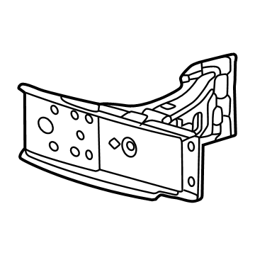 Lexus 57206-53020 SPACER SUB-ASSY, CTR