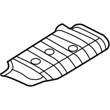 Nissan 74772-3WC0A INSULATOR-Heat, Trunk Floor