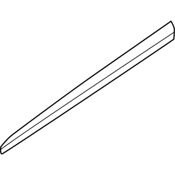 Nissan 80871-3KA0A MOULDING - Front Door, LH