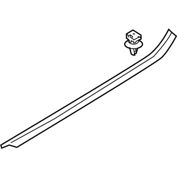 BMW 51-47-6-981-705 Cover Strip, Entrance, Interior, Left