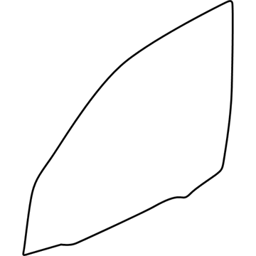 BMW 51-33-3-332-309 Side Window, Green, Door, Front Left