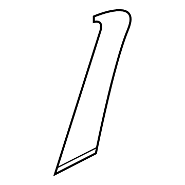 Nissan 82814-EZ20A Tape-Rear Door Inner, RH