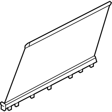 Honda 83730-SZA-A01ZA Sunshade Assy., R. RR. Door *NH167L* (GRAPHITE BLACK)