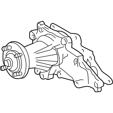Lexus 16110-49156 Water Pump Assembly W/O Coupling