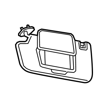 GM 84657799 Sunvisor