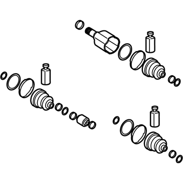 Hyundai 495L3-P2400 Joint Kit-Diff Side, LH