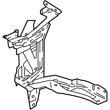 BMW 51-64-7-400-113 Mounting, Headlight, Left