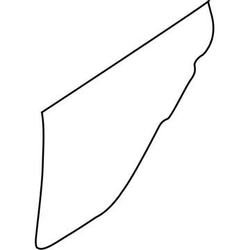 Kia 0K32A72861A Screen-Rear Door, RH