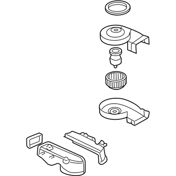 Ford F87Z-18456-AA Blower Assembly