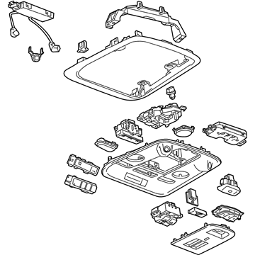 GM 22947045 Overhead Console