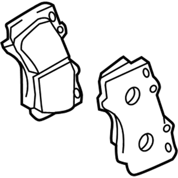 Toyota 04465-04090 Front Pads