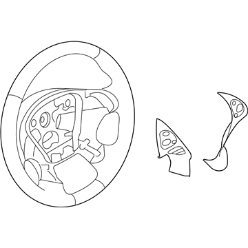 Infiniti 48430-1MA2A Steering Wheel Assembly Without Pad