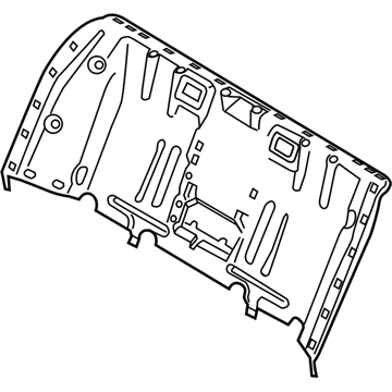 BMW 52-20-7-248-497 Supporting Part, Backrest