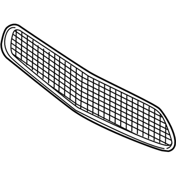 BMW 51-11-8-047-391 Grille, Air Inlet, Middle