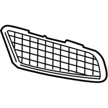 BMW 51-11-8-047-393 Grille, Air Inlet, Left