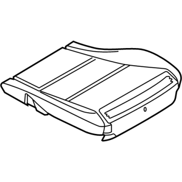 Nissan 87321-9BU0A TRIM ASSY-CUSHION, FRONT SEAT RH