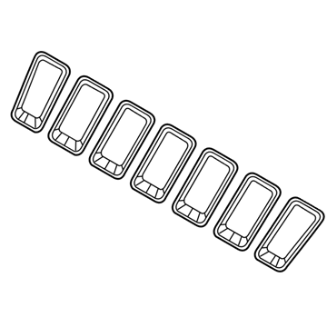 Mopar 68109865AA Trim Ring-Radiator Grille