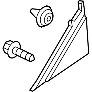 Hyundai 86190-C1000 Garnish Assembly-Delta RH