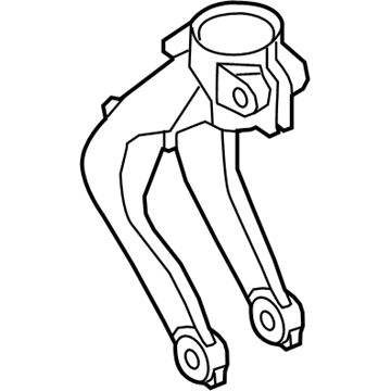 BMW 31-12-6-775-085 Left Strut Bracket Spring