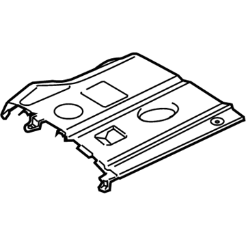 Lexus 53796-48050 Cover, Engine Room Side, LH NO.2