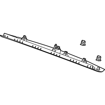 GM 84701402 Upper Gate Trim