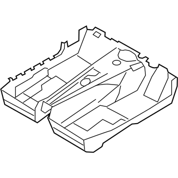 BMW 51-47-8-048-577 Floor Trim, Front