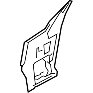 Nissan 64150-1ET0A Hoodledge-Upper, Rear RH