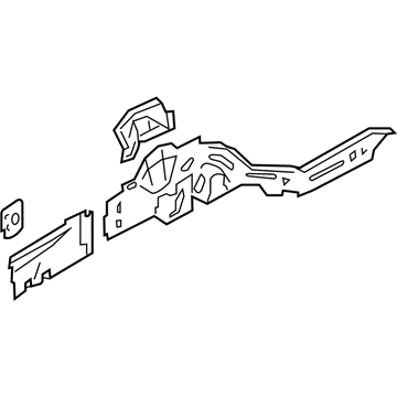 Infiniti 75130-JJ90A Plate-Closing, Front Side Member RH