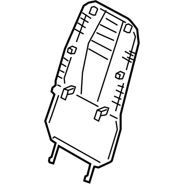 Hyundai 88491-F2000-TRY Map Board Assembly-Front Seat Back, R