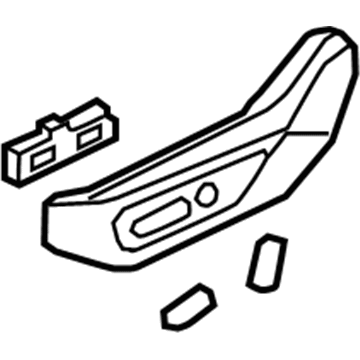 Hyundai 88191-F2100-TRY Shield Cover-Front Seat Outer, LH