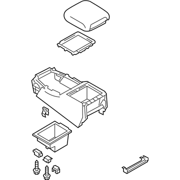 Infiniti 96910-5ZM1A Box Assy-Console, Front Floor