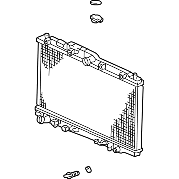 Honda 19010-P8C-A51 Radiator (Denso)