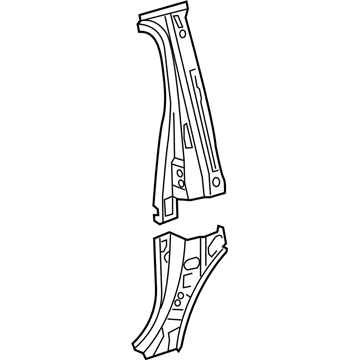 Toyota 61037-74901 Center Pillar