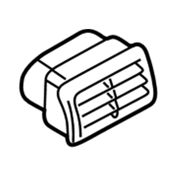 BMW 64-22-8-376-150 Rear Fresh Air Grille