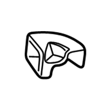 BMW 64-11-8-368-032 Right Floor Heater Duct