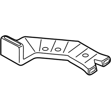 BMW 64-22-8-125-972 Heater Duct Rear Right