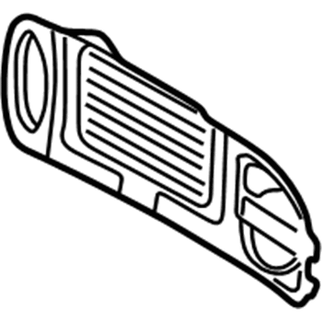 BMW 64-22-8-364-030 Fresh Air Grille, Right