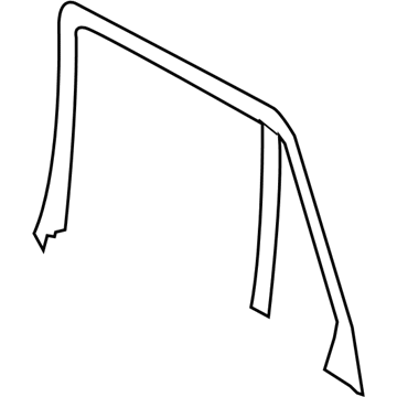 BMW 51-35-7-141-037 Cover, Window Frame, Door Rear Left