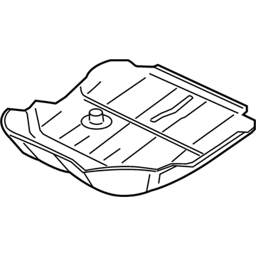 Honda 74541-T2A-P00 Under Cover, Rear