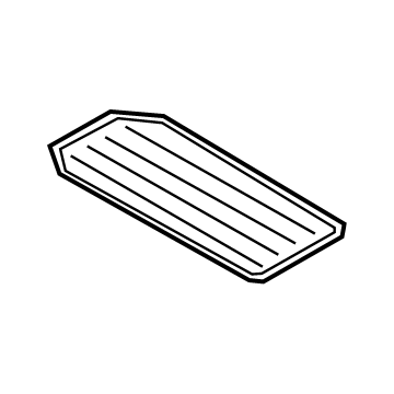 BMW 51-16-9-330-945 RUBBER INSERT, CENTER ARMRES