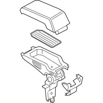 BMW 51-16-7-942-472 CENTER ARM REST:511603
