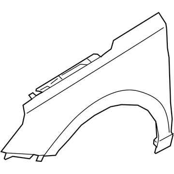 Hyundai 66310-G3000 Panel Assembly-Fender, LH