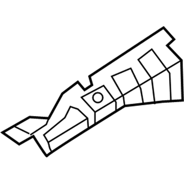 Hyundai 66315-G3000 Reinforcement-Fender Rear Upper, LH