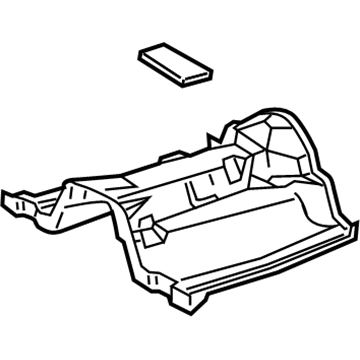 Lexus 77606-30160 Protector Sub-Assy, Fuel Tank, NO.1