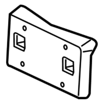 GM 22800966 License Bracket