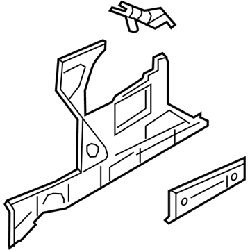 BMW 41-14-7-294-967 Extension For Rear Left Wheel Well