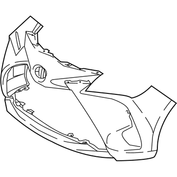 Toyota 52119-0U931 Bumper Cover