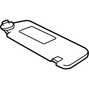 Lexus 74310-33A50-A0 Visor Assy, RH