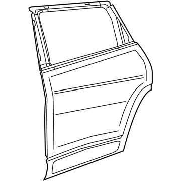 Mopar 68339346AD Door-Rear